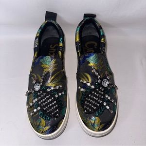 Circus by Sam Edelman Sinclair Critter Platform Jacquard Slip-On Sneaker Size 7